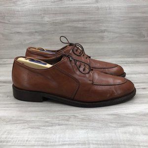 Vito Rufolo Shoes Mens 8.5M Brown Leather Lace Up Derby Oxfords